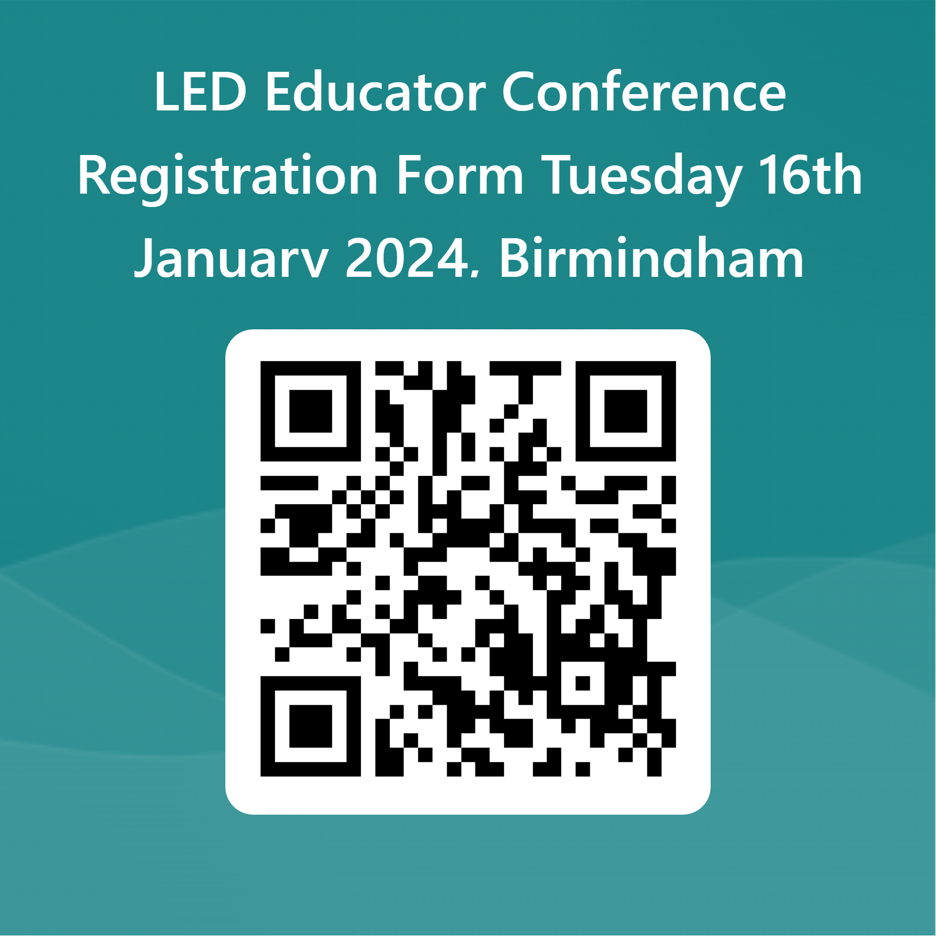 Qr Code For Led Conference