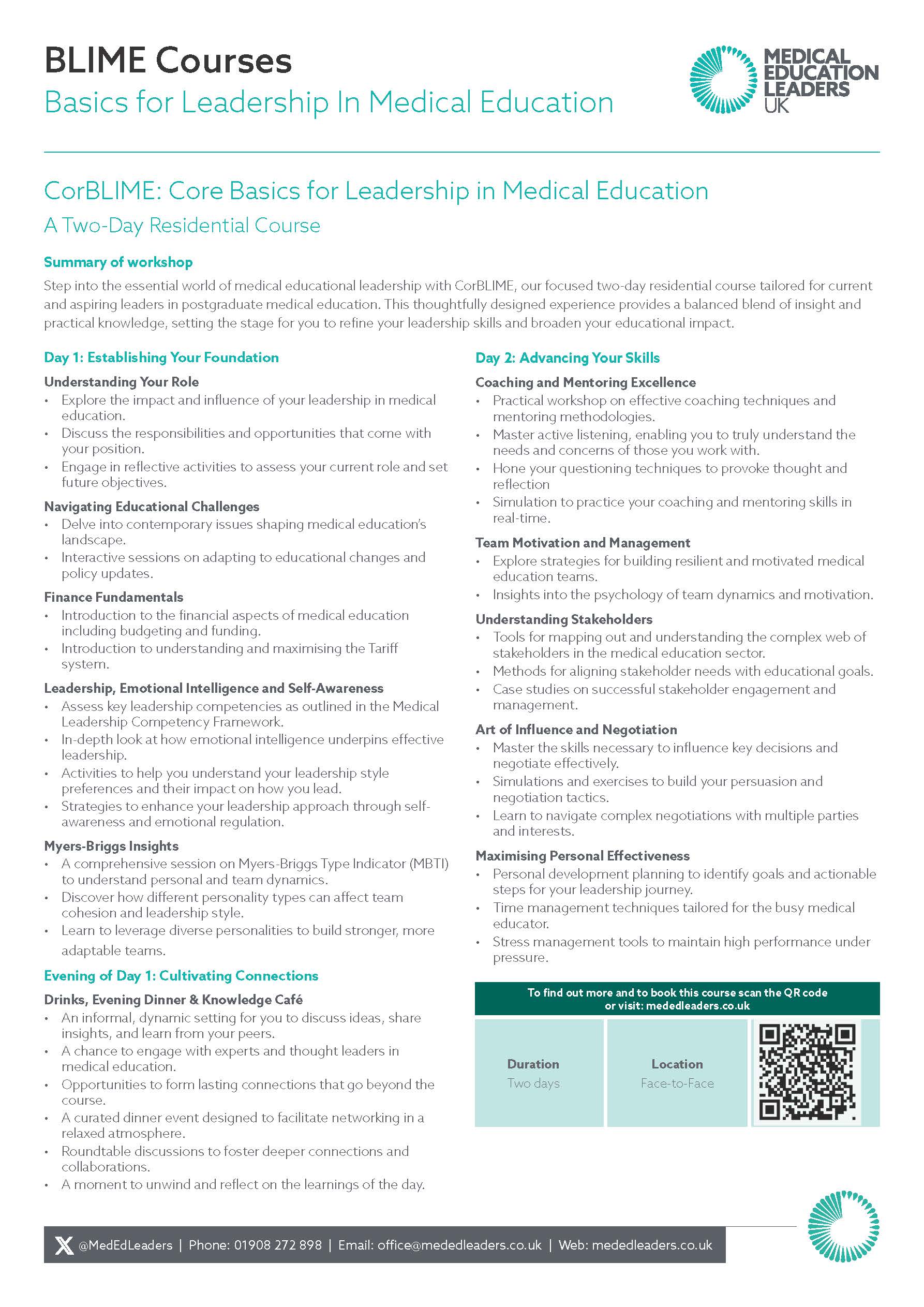 Corblime Med Ed Leaders Uk